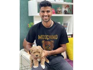 LOOK: Washington Sundar names pet dog ‘Gabba’