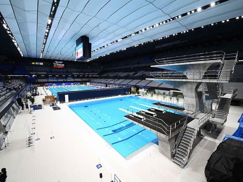 The Tokyo Aquatics Centre 