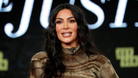 Television personality Kim Kardashian.