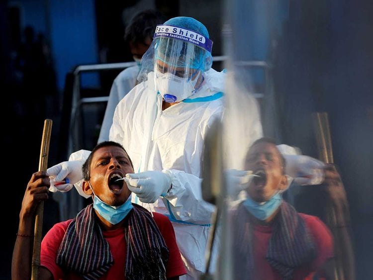 Swab covid india