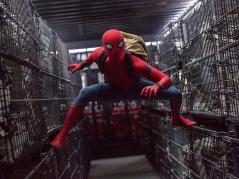 This image released by Columbia Pictures shows Tom Holland in a scene from "Spider-Man: Homecoming." Netflix scored a multi-year deal that will make it the new streaming home to Sony Pictures’ top releases in the U.S. Beginning next year, Sony’s new films will stream domestically on Netflix after their theatrical runs. That includes movies in popular franchises like “Spider-Man,” “Venom” and “Jumanji.”