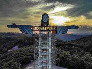 Photos: Brazil building new giant Christ statue, taller than Rio's