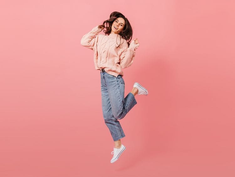 Mom jeans are swinging into fashion