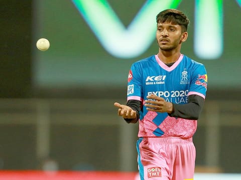 Chetan Sakariya of Rajasthan Royals