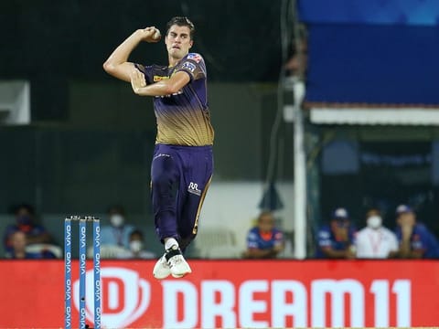 Pat Cummins of Kolkata Knight Riders