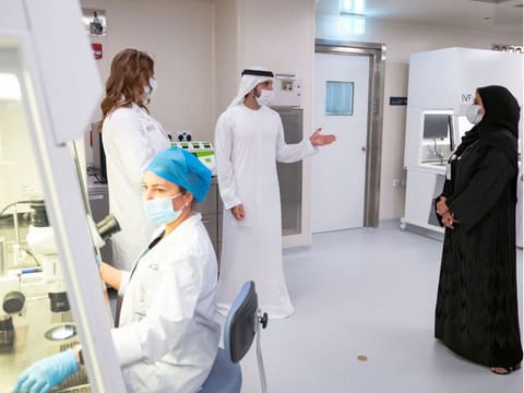 Following the inauguration ceremony, Sheikh Hamdan toured the new facility.