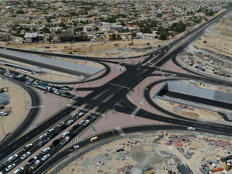 Tunnel at the intersection of Al Khawaneej Street with Sheikh Zayed Bin Hamdan Al Nahyan Street