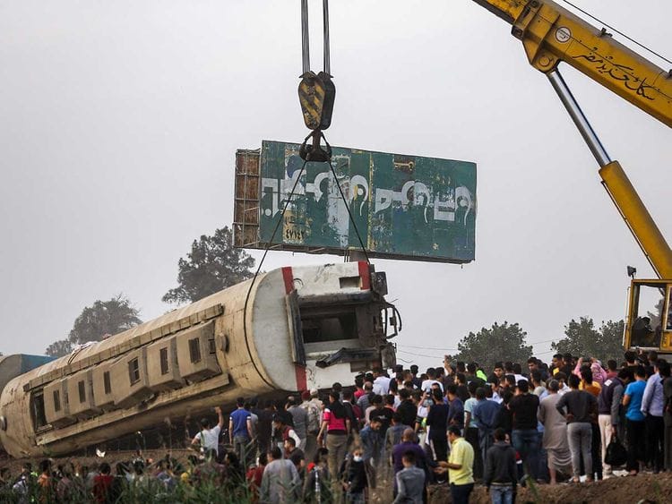 Egypt train crash