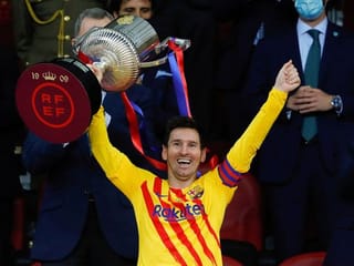 Sensational Messi scores twice as Barcelona beat Athletic Bilbao to win Copa del Rey