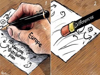 Cartoon: Europe’s vaccine roll out plans under scrutiny 