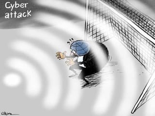 Cartoon: Cyber attacks on the rise globally