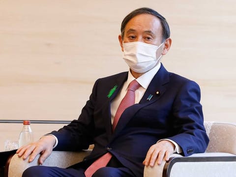 Japan's Prime Minister Yoshihide Suga.
