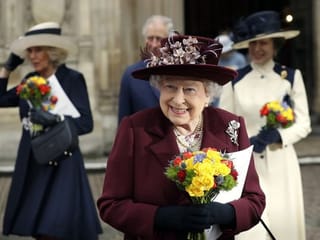 In Pictures: Queen Elizabeth marks 95th birthday, days after husband's funeral