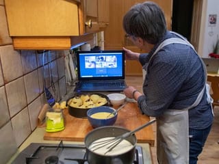 Baking away solitude: Vienna cafe hopes to unite world's grandmas