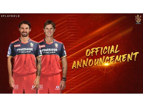 RCB's Australians Adam Zampa and Kane Richardson are returning home from the Indian Premier League 