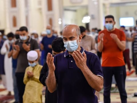 File image used for illustrative purposes: Muslims offering prayers at Al Noor mosque in Sharjah.