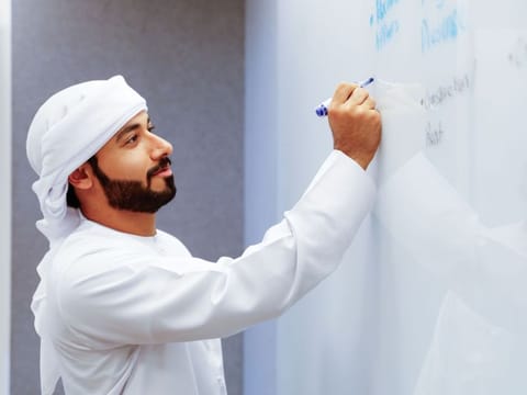 The team of six UAE nationals developed ‘Mehna’, an online platform connecting STEM students in the UAE to companies in their industries.