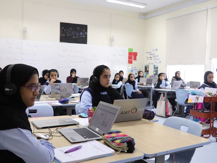 Alef Platform being used in a UAE public school-1619677326862