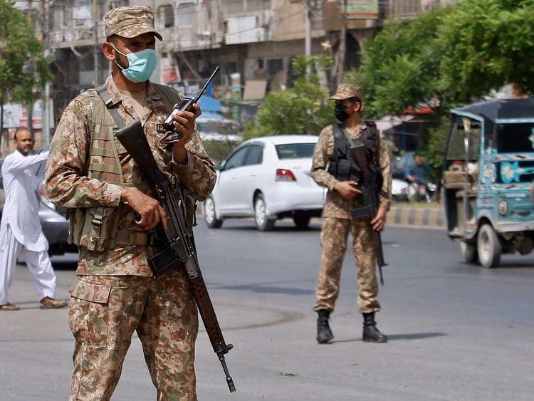 Sindh Karachi army covid lockdown