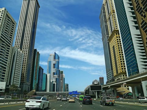 Towers on Sheikh Zayed Road in Dubai. Picture for illustrative purposes only.