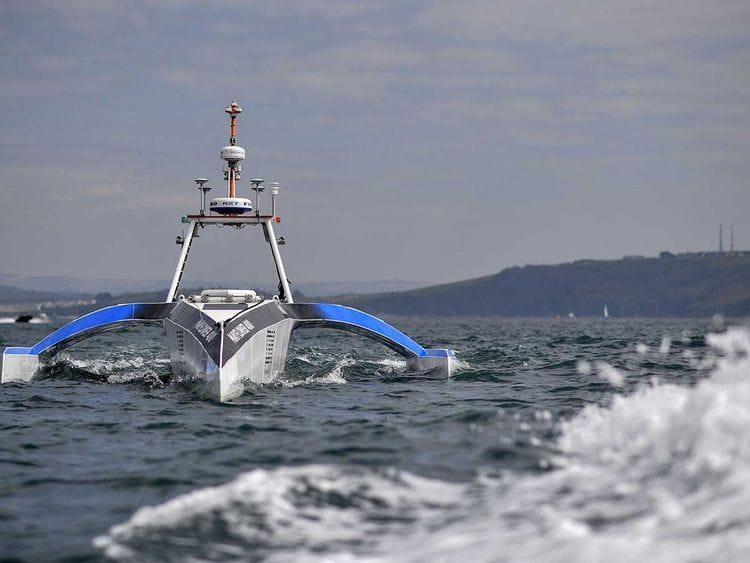 Mayflower autonomous ship trimaran plymouth