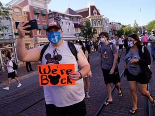 Disneyland fans hail 'greatest feeling ever' as theme park finally reopens