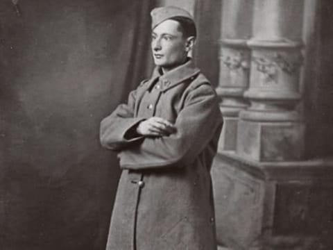Jacques Vaché, born in 1895 in Lorient, Brittany.