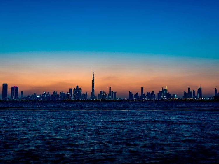 Dubai Creek sunset