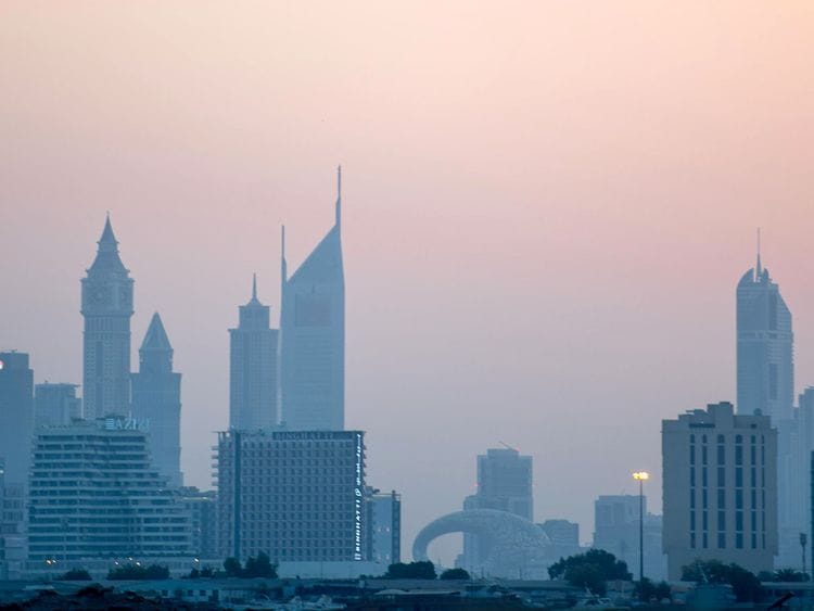 Stock Dubai skyline