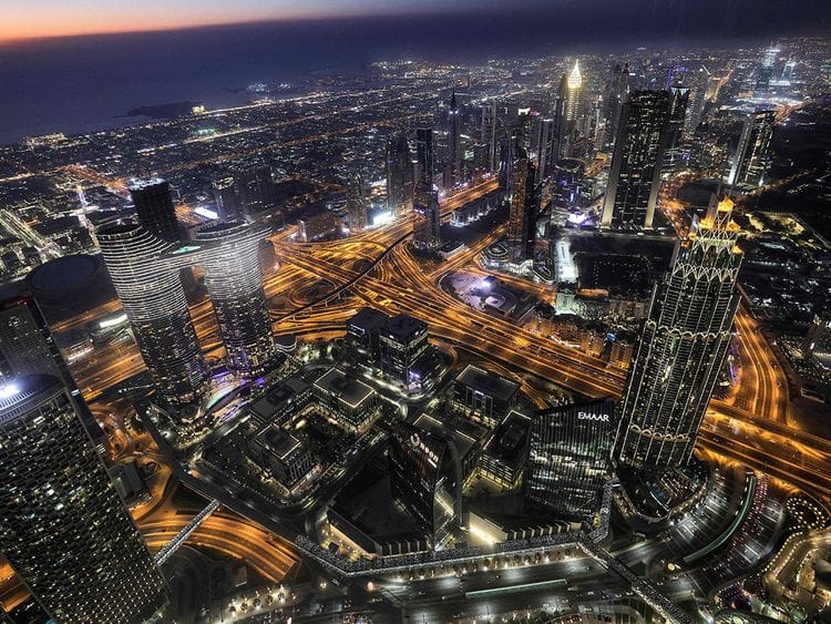 Stock Dubai skyline