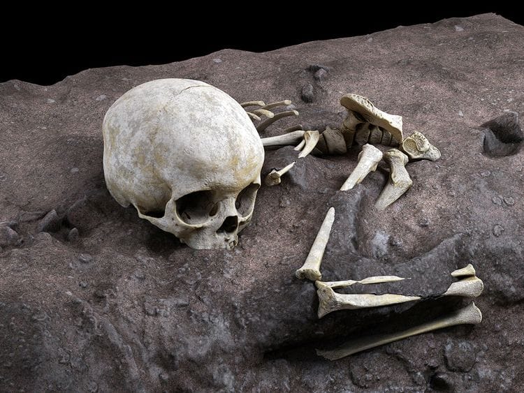 burial position of Mtoto