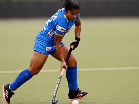 There is a lot of healthy competition in the team for a spot in the playing XI, says India women hockey team's midfielder Neha Goyal.