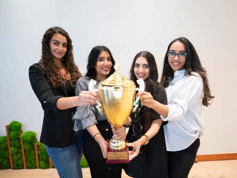 Communication and Media students from Canadian University Dubai (CUD) 