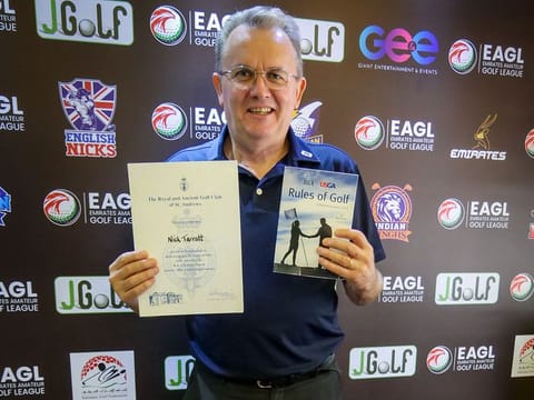Nick Tarratt has been appointed as Tournament Director for the Emirates Amateur Golf League (EAGL) Mini-Series