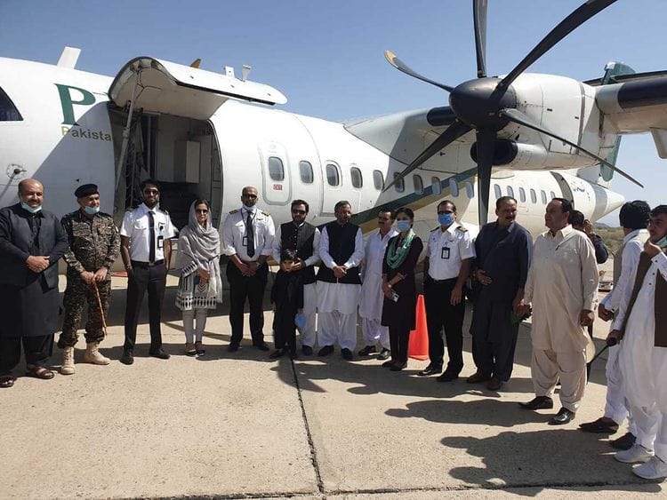 Zhob Balochistan PIA flight