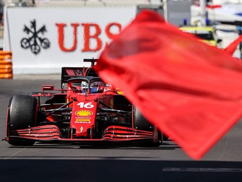 Ferrari's Charles Leclerc was fastest in FP2 at Monaco