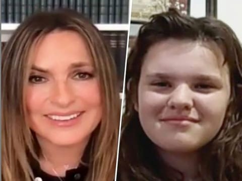 Mariska Hargitay and Alyssa Bonal