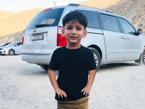 The Indian boy was rescued after a 12-hour search.