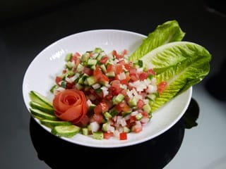 Here is a recipe for Israeli Salad