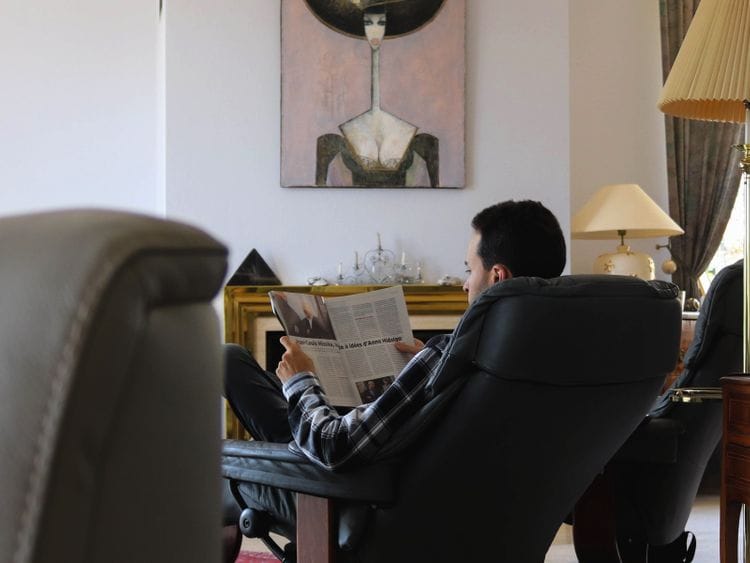 Man reading