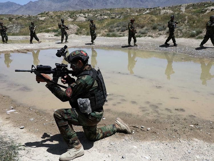 Afghan soldiers kabul 