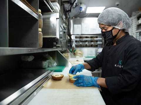 SoftBank Group Corp is in talks to invest in Dubai "cloud kitchen" Kitopi's latest funding round through its second technology fund.