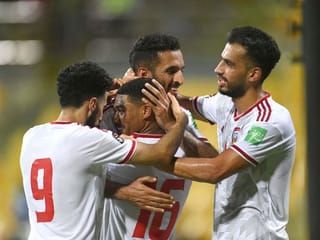 PHOTOS: UAE thump Thailand to stay on track for Qatar 2022 World Cup in Dubai