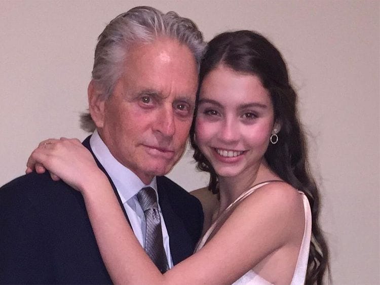 Michael Douglas and daughter Carys