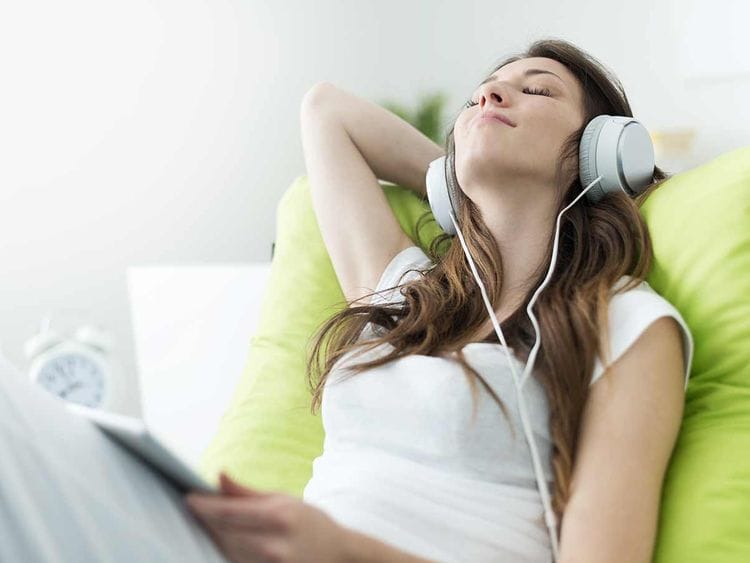 Listening music