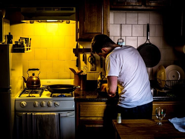 Man cooking 