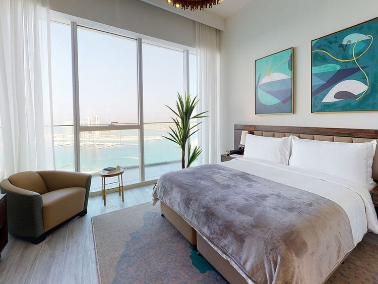 Palm view bedroom