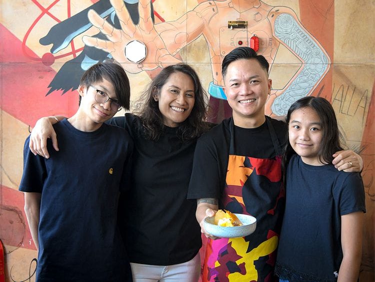 Reif Othman and family