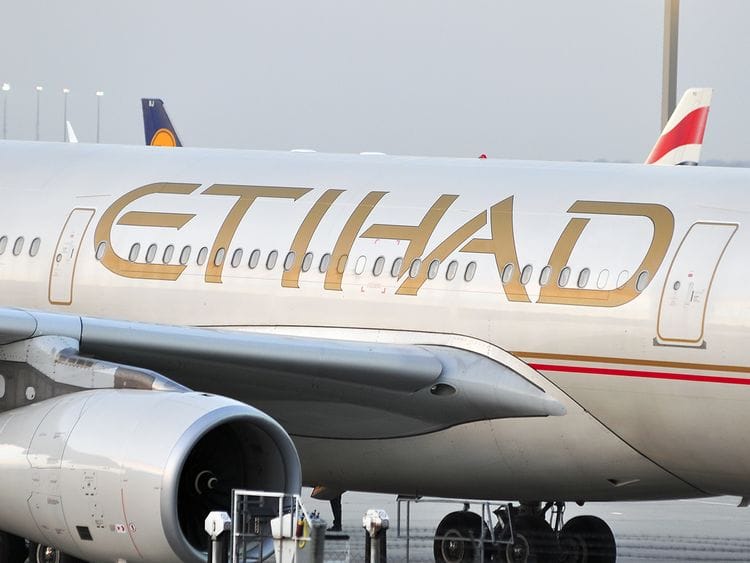 Stock Etihad airways