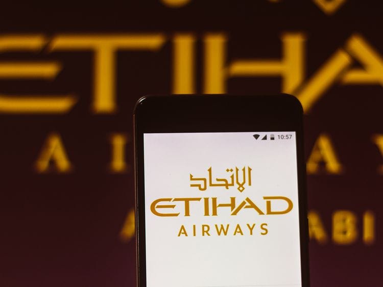 Stock Etihad airways